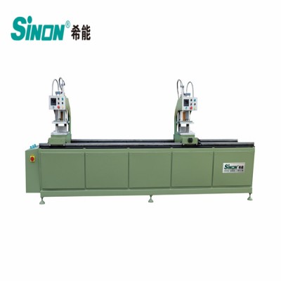 Double Head High Efficiency Welding Machine for PVC Window Frames Used